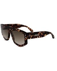 Isabel Marant - Tortoiseshell-Effect Geometric-Frame Sunglasses - Lyst