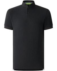 Shanghai Tang - Jacquard Mandarin-Collar Polo Shirt - Lyst