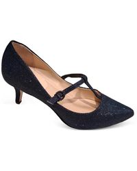 LA ROSE - Glitter-Effect T-Bar Pumps - Lyst