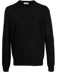 Jil Sander - Crew Neck Virgin Wool Jumper - Lyst