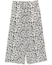 Weekend by Maxmara - Nirvana Floral-Pattern Trousers - Lyst