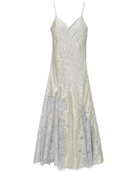 green emerald velvet dress Tory Burch Women's Printed Silk Dress