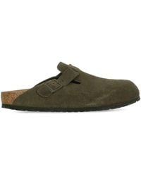 Birkenstock - Boston Suede Mules - Lyst