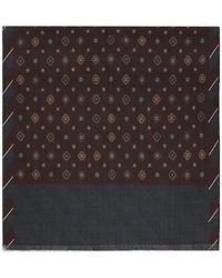 Altea - Printed Wool Scarf - Lyst
