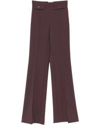 Elisabetta Franchi - Broek Met Knoopdetail - Lyst