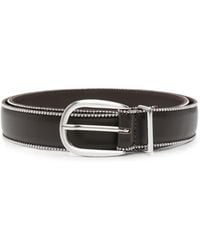 Peserico - Bead-Trim Leather Belt - Lyst