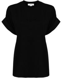 Victoria Beckham - Slogan-print Cotton T-shirt - Lyst
