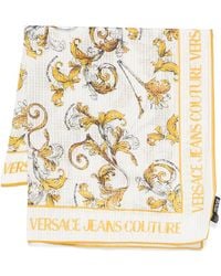Versace Jeans Couture - Barocco Outline Scarf - Lyst