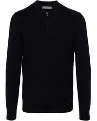 Corneliani - Polo En Laine Vierge À Manches Longues - Lyst