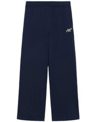 Lacoste - Logo-Embroidered Wide-Leg Track Pants - Lyst