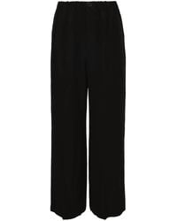 Enfold - Elasticated-Waistband Straight-Leg Trousers - Lyst