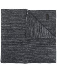 Moorer - Striped Cashmere Scarf - Lyst