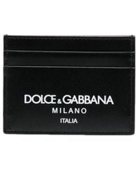 Dolce & Gabbana - Logo en cuir titulaire de la carte - Lyst