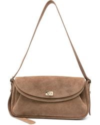 Sandro - Le Mambo Schultertasche Aus Wildleder - Lyst