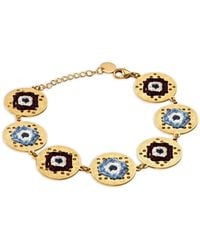 L'EIGHT STUDIO - Medaillon-Armband Mit Lochstickerei - Lyst
