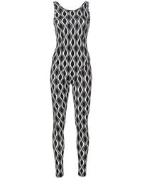 Amir Slama - Graphic-Print Cut-Out Jumpsuit - Lyst