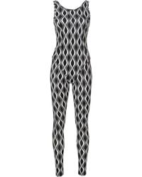 Amir Slama - Graphic-Print Cut-Out Jumpsuit - Lyst