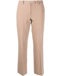 Max Mara - Cropped Straight-Leg Trousers - Lyst