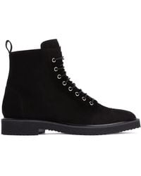 Giuseppe Zanotti - Chris Low Lace-Up Suede Ankle Boots - Lyst