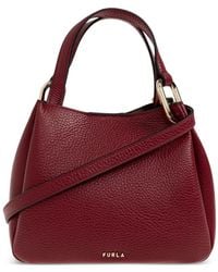 Furla - Sac Cabas Nuvola En Cuir Grainé - Lyst