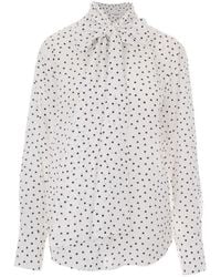 P.A.R.O.S.H. - Off Polka Dot Shirt - Lyst