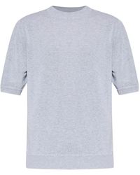 Eleventy - Short-Sleeve Knitted T-Shirt - Lyst