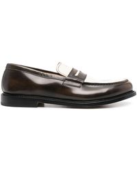Premiata - Two-tone Leather Loafers - Lyst