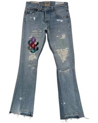 GALLERY DEPT. - Distressed-Design Jeans - Lyst