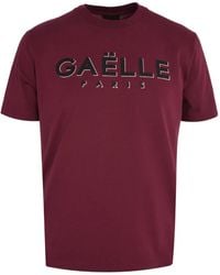 Gaelle Paris - Logo-Print T-Shirt - Lyst