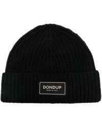 Dondup - Beanie Mit Logo-Patch - Lyst