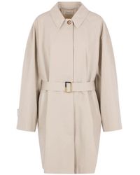 The Row - Amaya Belted Coat - Lyst