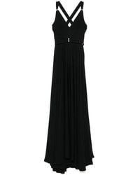 Nissa - Crystal-Embellished V-Neck Gown - Lyst