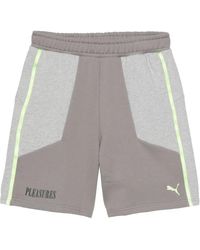 PUMA - X Pleasures Logo-Print Track Shorts - Lyst