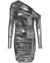 The Sei - Robe Courte Asymétrique À Fronces - Lyst