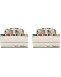 Paul Smith - Signature Stripe Manschettenknöpfe - Lyst