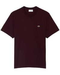 Lacoste - Logo-Patch Crew-Neck T-Shirt - Lyst