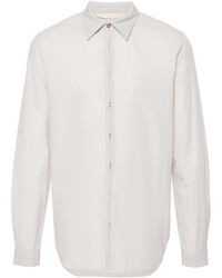 Forme D'expression - Crinkled-finish Cotton Shirt - Lyst