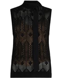 Liu Jo - Knit Top With Bow - Lyst