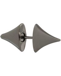 Shaun Leane Pendiente Rose Thorn grande - Metálico