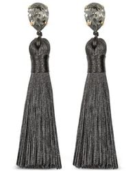 Jennifer Behr - Tassel Francine Earrings - Lyst