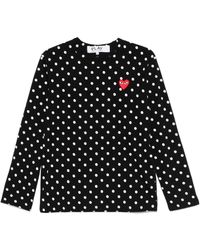 COMME DES GARÇONS PLAY - Camiseta de algodón - Lyst