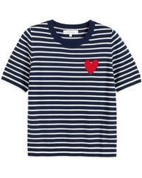 Chinti & Parker - Breton Heart Sweater - Lyst