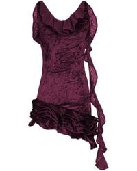 Amir Slama - X Astrid Ruffled Mini Dress - Lyst