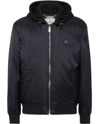 Philipp Plein - Bomberjacke mit Kapuze - Lyst