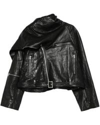 Rick Owens - Chaqueta Con Cinturón Y Cremallera - Lyst