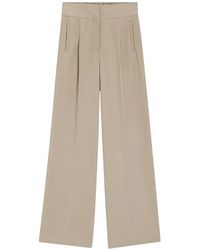 BOSS - C Tarima Pleated Wide-Leg Trousers - Lyst