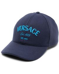 Versace - Milano Stamp Embroidered Baseball Cap - Lyst