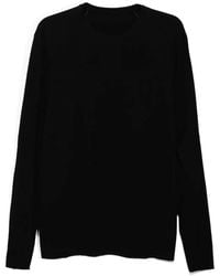 DEVOA - Katoenen T-Shirt Met Gerafelde Afwerking - Lyst