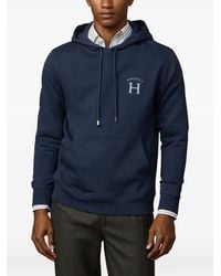 Hackett - Logo-Print Hoodie - Lyst