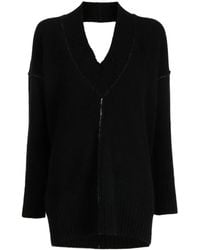 Isabel Benenato - オープンバック Vネックセーター - Lyst